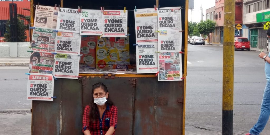 Los diarios peruanos publican la misma portada para frenar el coronavirus